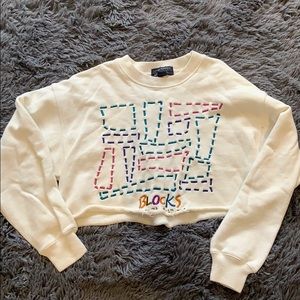 Vintage cropped sweater